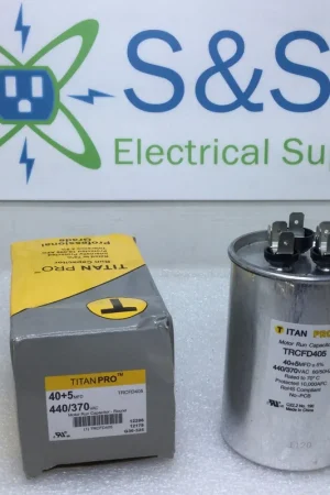 Titan Pro TRCFD405 40+5 MFD+/-5% 440/370VAC 60/50Hz Capacitor Discount