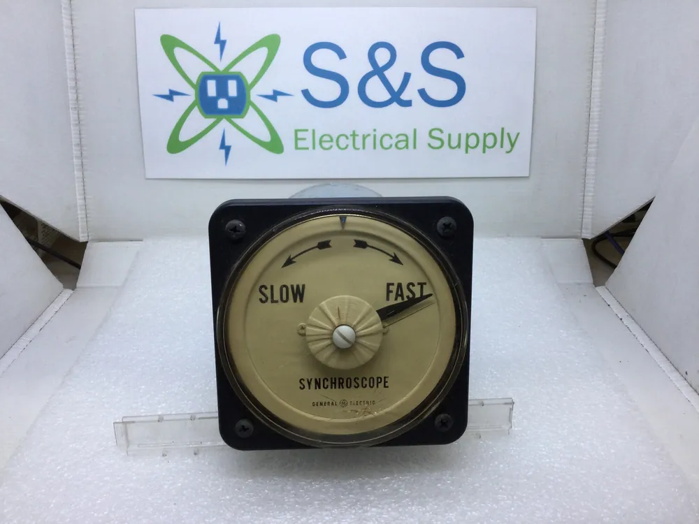 General Electric 106452AAAA7/UL Synchroscope Meter AB40 120V 60Hz Money Back Guarantee