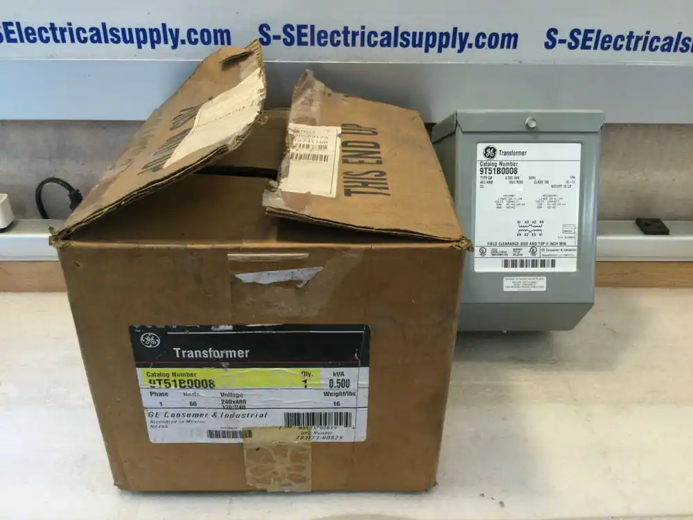 Ge 9t51b0008 Transformer Qb Type 3r 0.5kva 240x480v 120/240v Place Order