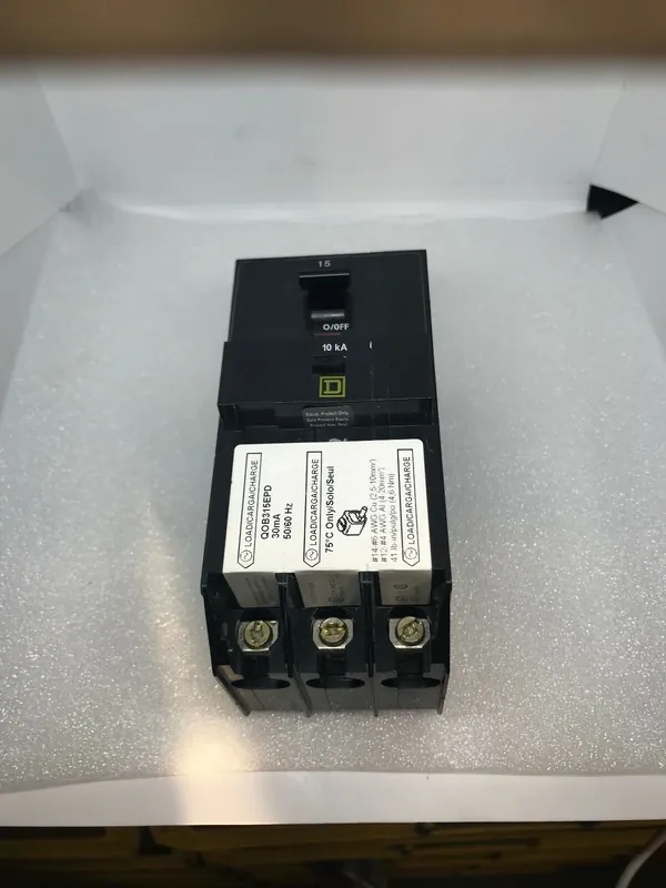 Square D Miniature Circuit-Breaker 15a 3p 240v 10ka, Qob315epd Buy Direct