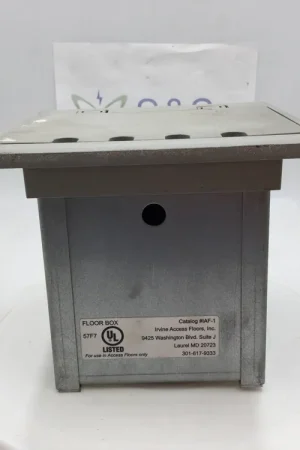 Irvine Access Floors IAF-1AABRN Two-Gang Electrical Box Secure Checkout