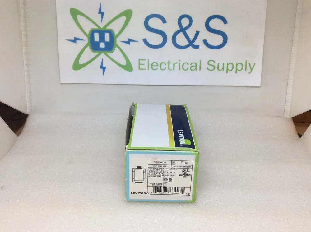 Price Drop Leviton OPP20-D2 Power Pack Class 2 Power Supply Input 120-230-277VAC Power Output 24VDC (New)