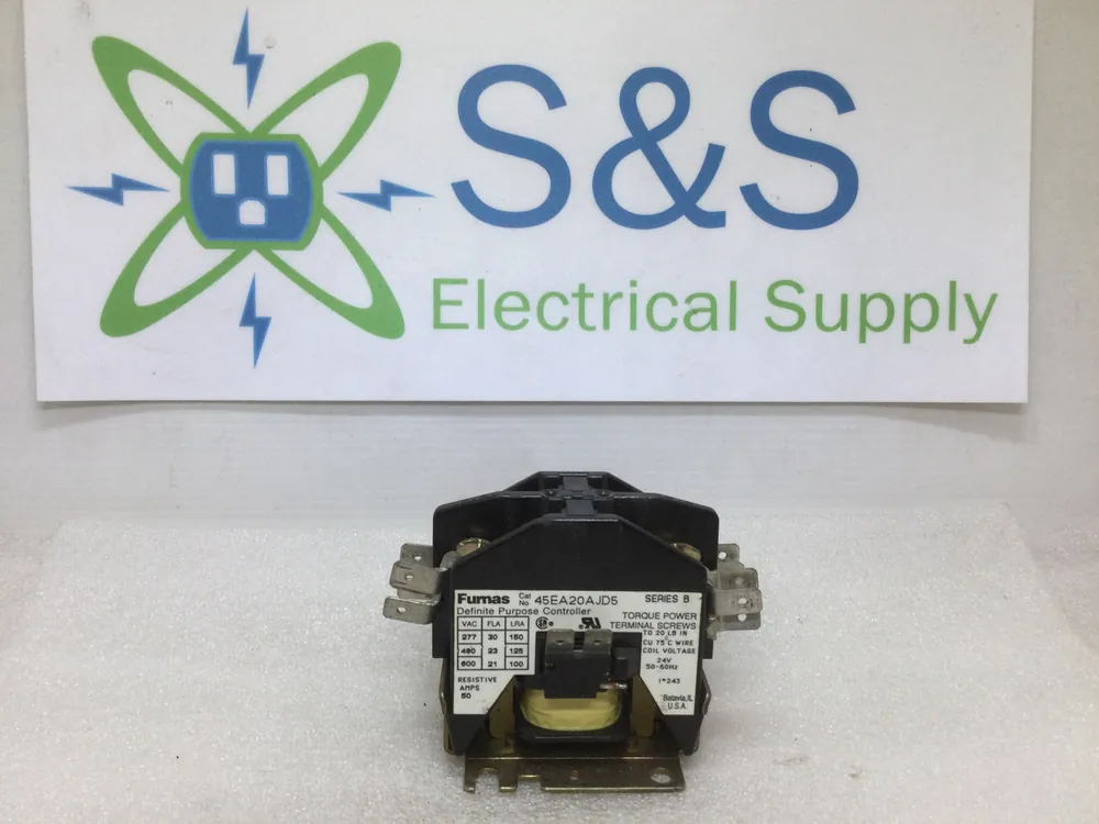 Limited Offer Furnas 45EA20AJD5; 24Vac Coil, 600v Definite Purpose Controller