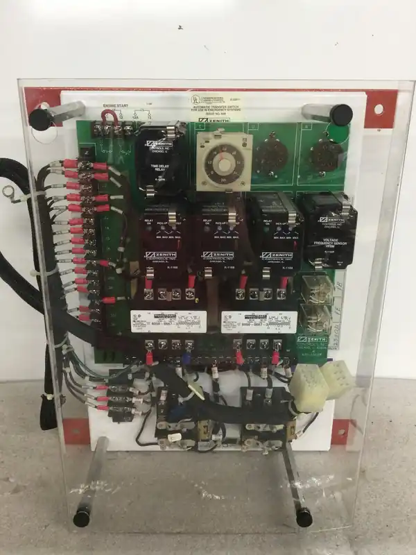 Next Day Delivery GE Zenith Controls 47P-1053F ZTS Style Automatic Transfer Switch SSRCP Control Board 240V