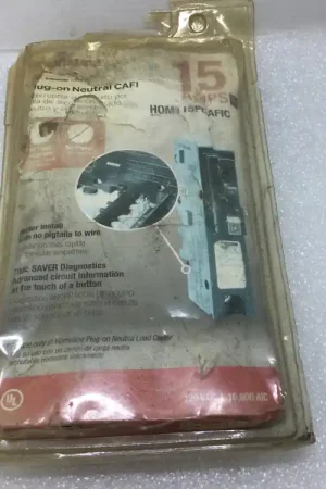 Best Choice Square D Homeline HOM115PCAFIC 15 Amp Circuit Breaker 1-Pole Plug On Neutral CAFI 120V