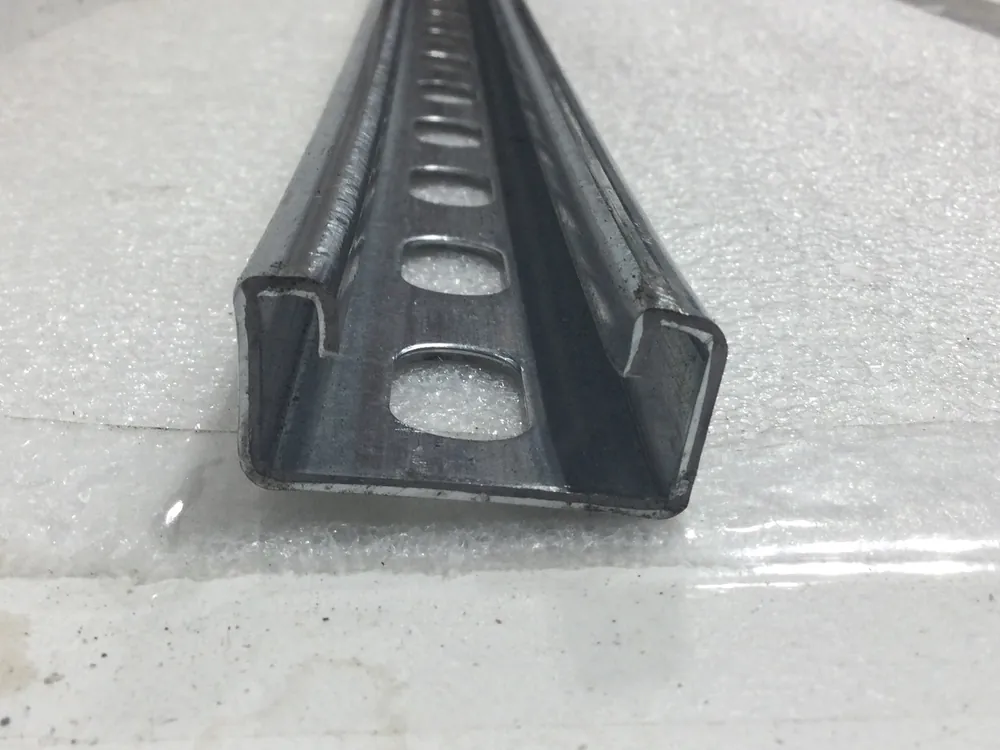 13/16" x 1 5/8" x 120 x 14GA Strut EG w/slots on 2" Centers Express Delivery