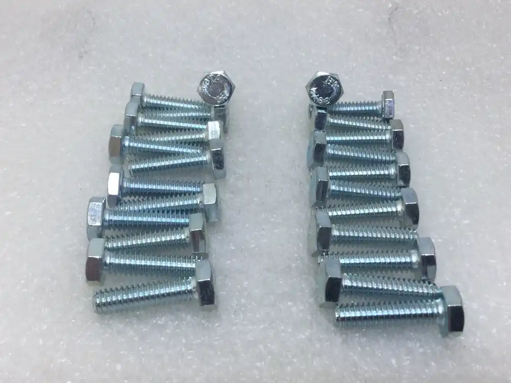 Best Seller Hex Head Machine Screw, 1/4" x 1" Zinc fits 1/4-20 Nut