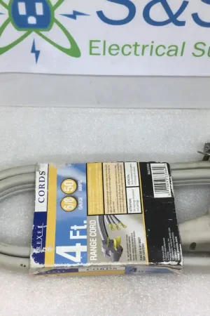 Rexel 4 Ft 6/8 Gauge 50A Universal Electric Range Power Cord Secure Checkout