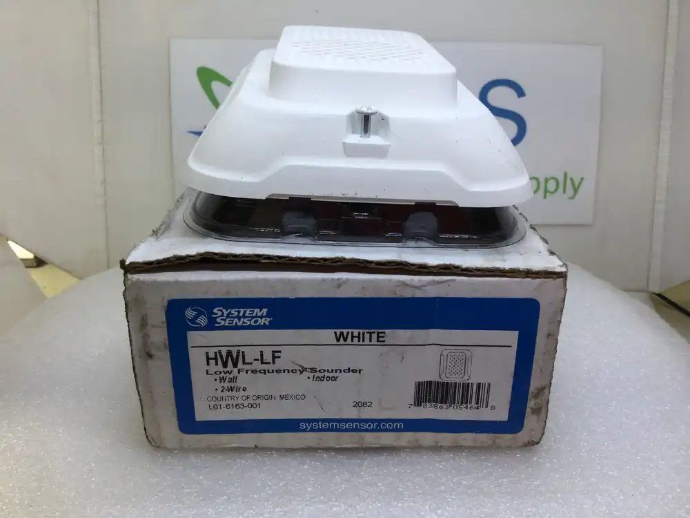 Express Delivery System Sensor HWL-LF Low Frequency Sounder, 2 Wire, Wall Mount, White