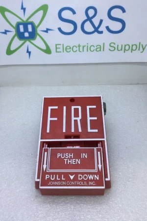 Grab Now Johnson Controls Fire Alarm Pull Station with M501MJ Addressable Monitor Module