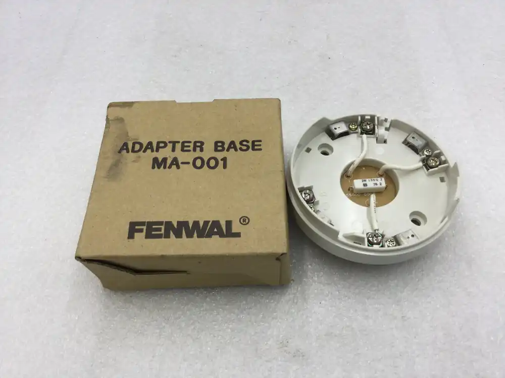 Popular Fenwal MA-001 Adapter Base for Older Style Smoke Detector Bases and Heads