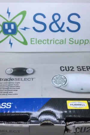 Budget Hubbell Electric/Compass CU2 Series Emergency LED Light 120/277V Input