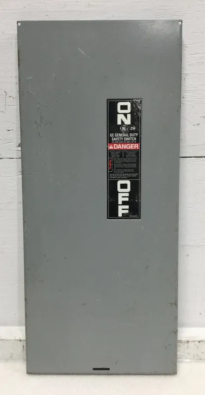 While Supplies Last GE General Electric TG3223R Safety Switch Cover Only 100 Amp 240V Nema 3R 21" x 9 3/8"