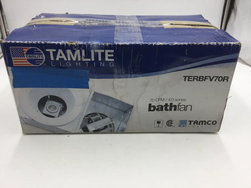 Direct From Manufacturer Tamlite Lighting TERBFV70R Bath Fan 70 CFM/4.0 Sones