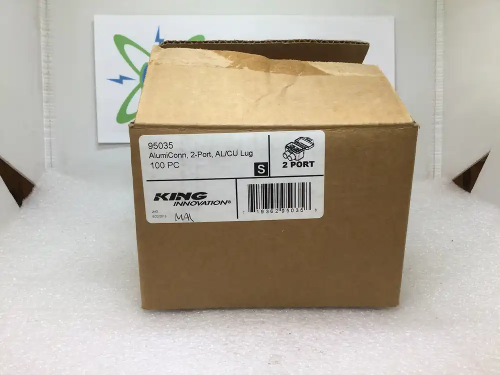 Fan Favorite King Innovation/AlumiConn 95035 2-Port AL/CU Lug (New Open Box)