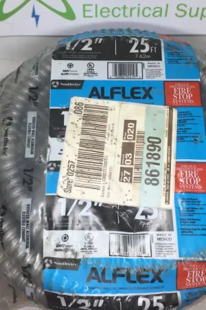 Southwire Armored Steel Flexible 1/2" Conduit. 25ft. Alflex Rws Metallic. Hot Deal