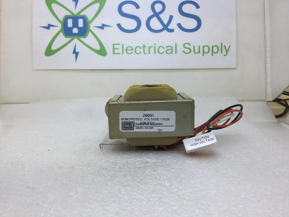 Sale MCI Transformer 29091 115/28V 4-06-8333 Rev. G 75358