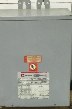 Cutler Hammer/Westinghouse S48D11S10N 10 KVA Dry-Type Distribution Transformer 480 VAC Primary 120/240 VAC Secondary 13" X 16" Money Back Guarantee