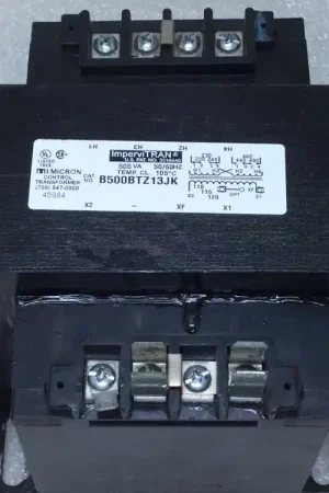New Release Impervitran/Micron Z13JK B500BTZ13JK Control Transformer 500 Amp 50/60Hz