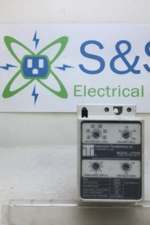 Limited Edition Instrument Transformers LPVRB Phase Voltage Relay 3 Phase 190-480 VAC 1-30 Second Delay
