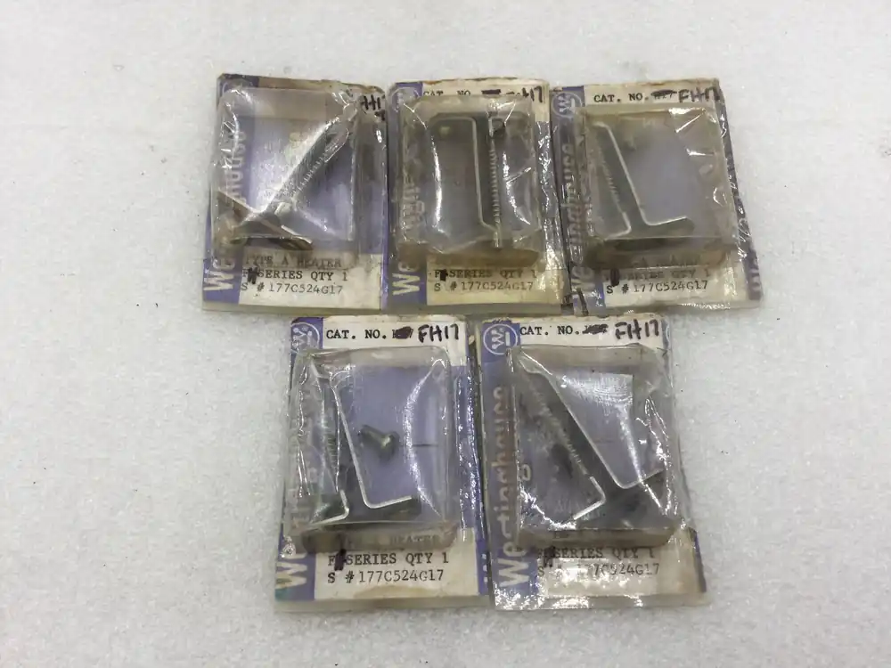 Limited Offer Lot of 5 Westinghouse FH17 FH Series Overload Heater Element