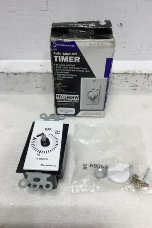Intermatic FD15MHW 15-Minute Spring-Loaded In-Wall Countdown Timer - no cover Flash Sale