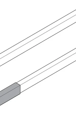 Free Returns Blum 24" Top Gallery Rail Set (Right & Left) 600mm Stainless Steel Blum ZRG.537RIIC