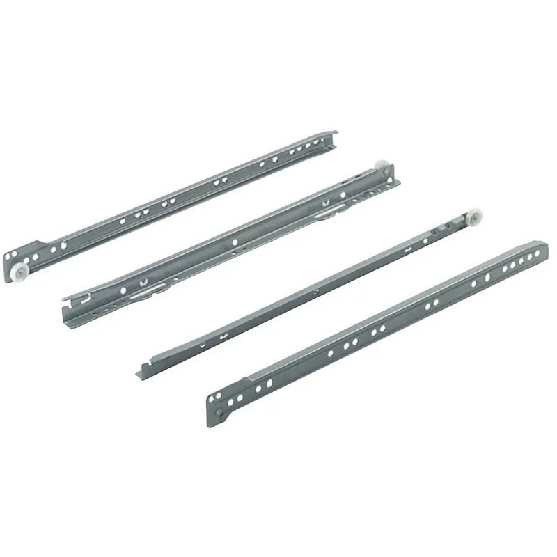 Clearance Salice 12" Epoxy Coated Euro Self-Close Drawer Slide 3/4 Extension 75 lb 25/Box Salice A208/30.1CP25XD
