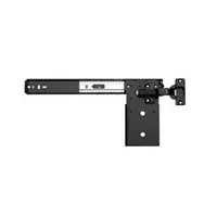 Top Rated 8082 24" Pocket Door Slides with Base Plates (No Hinges) Anochrome Knape and Vogt 8082PEZ 24