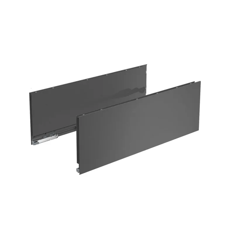Get Yours AvanTech YOU 350mm Drawer Side Profile 187mm High LH Anthracite Hettich 9 255 208