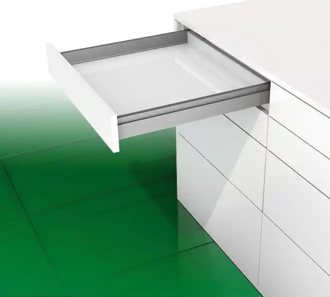 Grass America Nova Pro Scala H63 18" Drawer Member Set 2-1/2" H Silver F100103066211 Cheap
