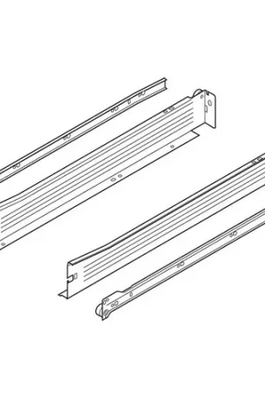 Blum 11in METABOX 320N Slide 2in Side Height 3/4 Extension Blum 320N2700C Bargain