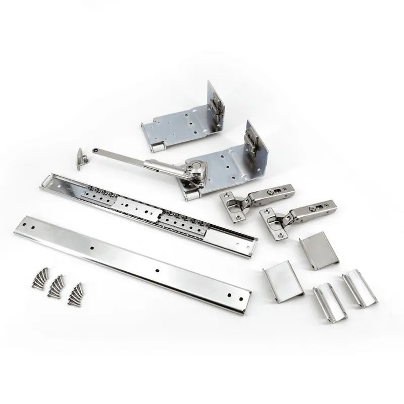 Crafted Sugatsune Double Type Inset Receding Door Mechanism with Soft Close for Doors 13-3/4" H x 11/16"-1-3/16" T IF-H360W-16