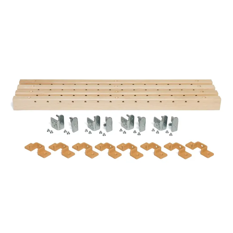 Sale X-Bracket/Pilaster Kit 4 Pilasters/8 Brackets 1" x 20-7/8" Maple Century Components SIGXB150FL