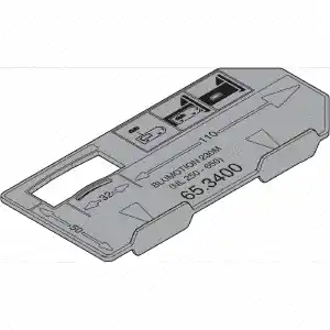 Best Price Blum Positioning/Screwing Template BLUMOTION for 230 Series Slides Blum 65.3400
