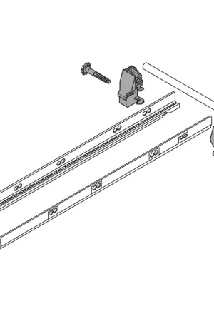 Authentic Blum TANDEMBOX Lateral Stabilizer Set Dust Grey Blum ZST.500BA