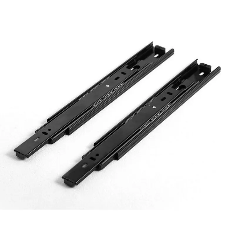 High Quality Pride 12" Economy Side Mount Full Extension Drawer Slide Black Bulk-10 Pair 4800-12-BK