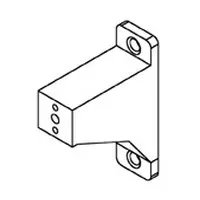 2-3/16" D Drawer Slide Spacer White Bainbridge 3613WH-22 Deal