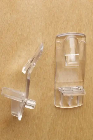 Markdown 5mm Locking Shelf Support for 3/4" Material Clear 3000/Box Tenn-Tex T-802-00