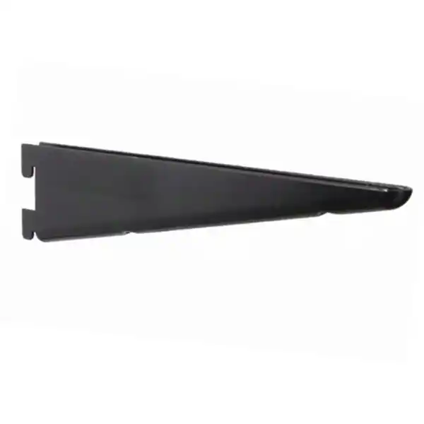 Weekend Sale 182 Series 18-1/2" Double Slot Shelf Bracket Black Knape and Vogt 182BP BLK 18.5