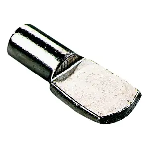 WE Preferred IF711NP 5mm Bore, Metal Shelf Support, Spoon Shaped, Nickel, 100-Pack Fresh Stock