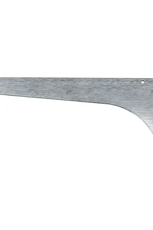 22" Heavy Duty Single Slotted Shelf Bracket with Lock Lever Brushed Zinc WE Preferred B01-53221-224 Viral