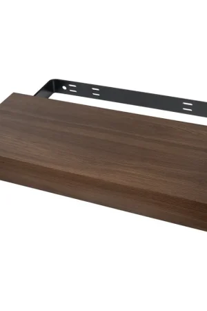Next Day Delivery 40" X 10" X 3-1/4" Classic Floating Shelf Kit MDF/Coffee Federal Brace 39928