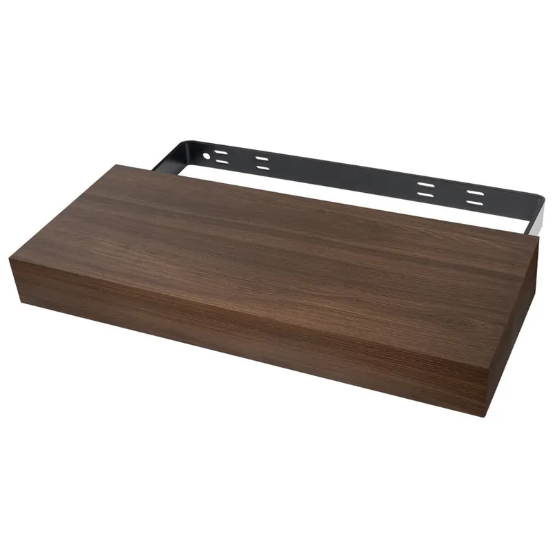 Next Day Delivery 40" X 10" X 3-1/4" Classic Floating Shelf Kit MDF/Coffee Federal Brace 39928