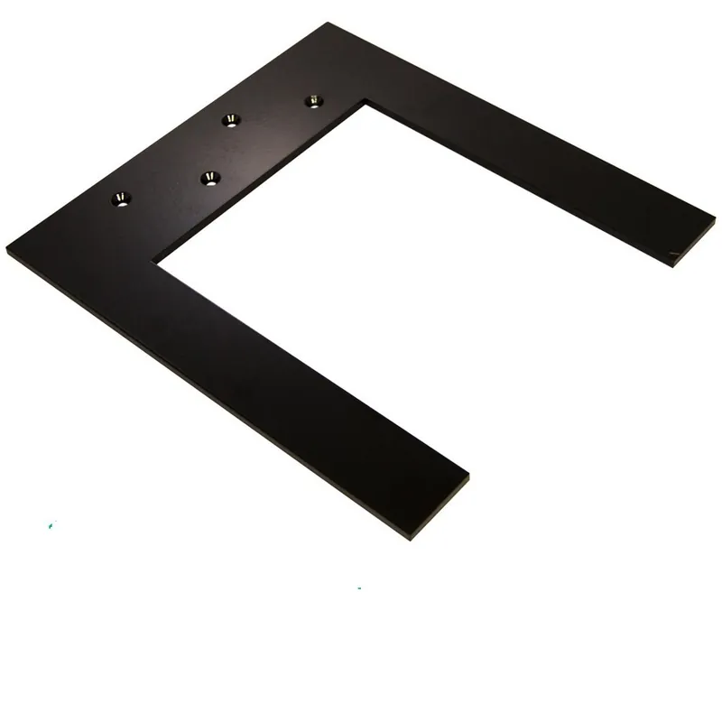 Place Order 12" x 12" x 1/4" Lincoln Top Plate Hidden Countertop Support Black Federal Brace 39862