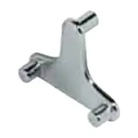Warranty Included Hafele 282.23.725 5mm Bore Bulk-250, Clamping Glass Shelf Support, Nickel Plated