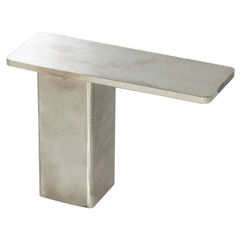 Special Offer 7" x 2-1/2" x 5" Stonehaven Countertop Post Support Brushed Stainless Federal Brace 40200