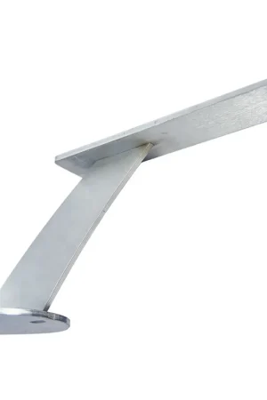 10" x 2" x 6" Perrine Counter Mounted Bar Support Stainless Federal Brace 31504 Budget