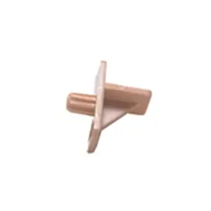 Hughes H627A-1000 Bulk-1000, 1/4 Bore, Polymer Shelf Support, L-Shaped HD 1 H, Almond Today Only