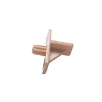 Weekend Sale Hughes H627WAL-1000 Bulk-1000, 1/4 Bore, Polymer Shelf Support, L-Shaped HD 1 H, Brown